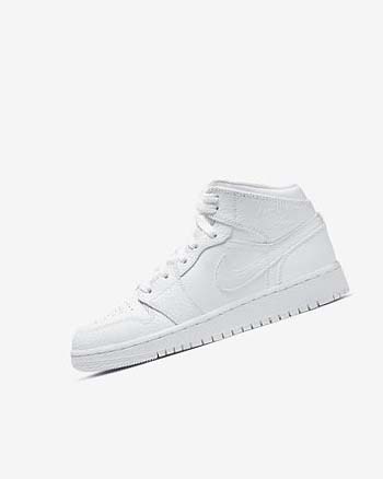 Nike Air Jordan 1 Mid Blancos Blancos Blancos | MX 2588